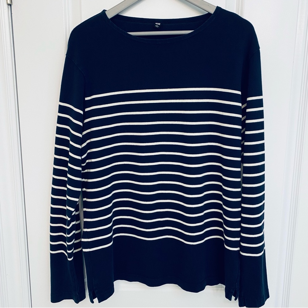 Uniqlo Striped Long Sleeve Tee